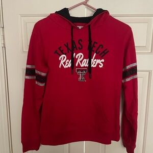 J. America Red Texas Tech Hoodie with Black and White Accents